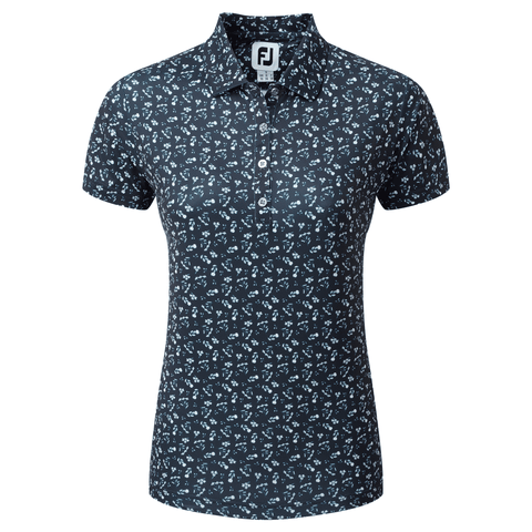 Floral Print Poloshirt