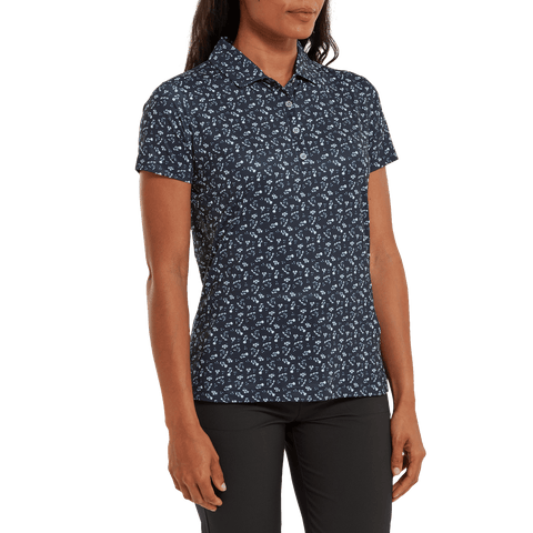 Floral Print Poloshirt