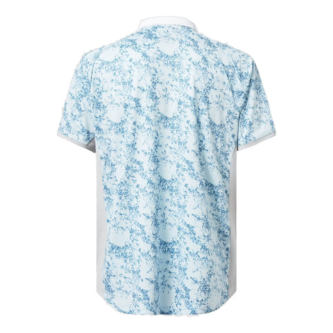 Sand Block Raglan Poloshirt Herren