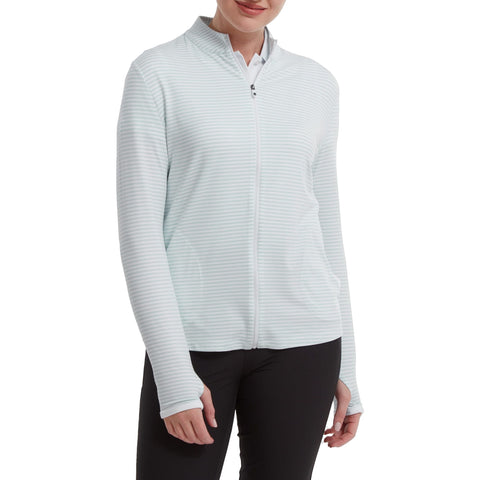 Jersey Stripe Midlayer Jacke Damen