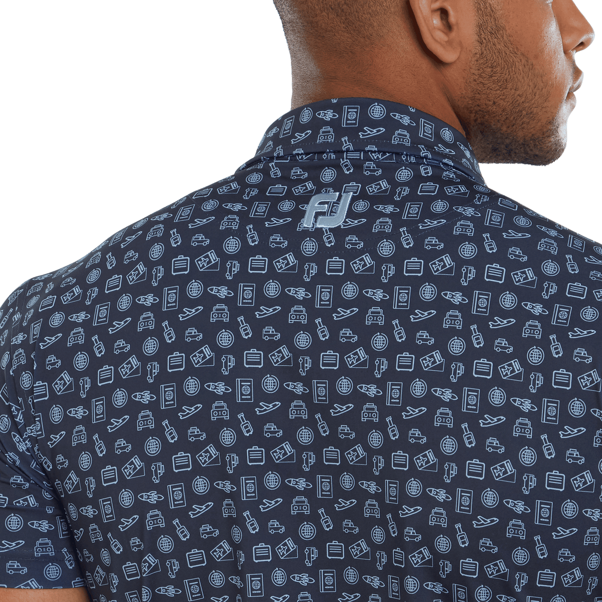 Travel Print Polo