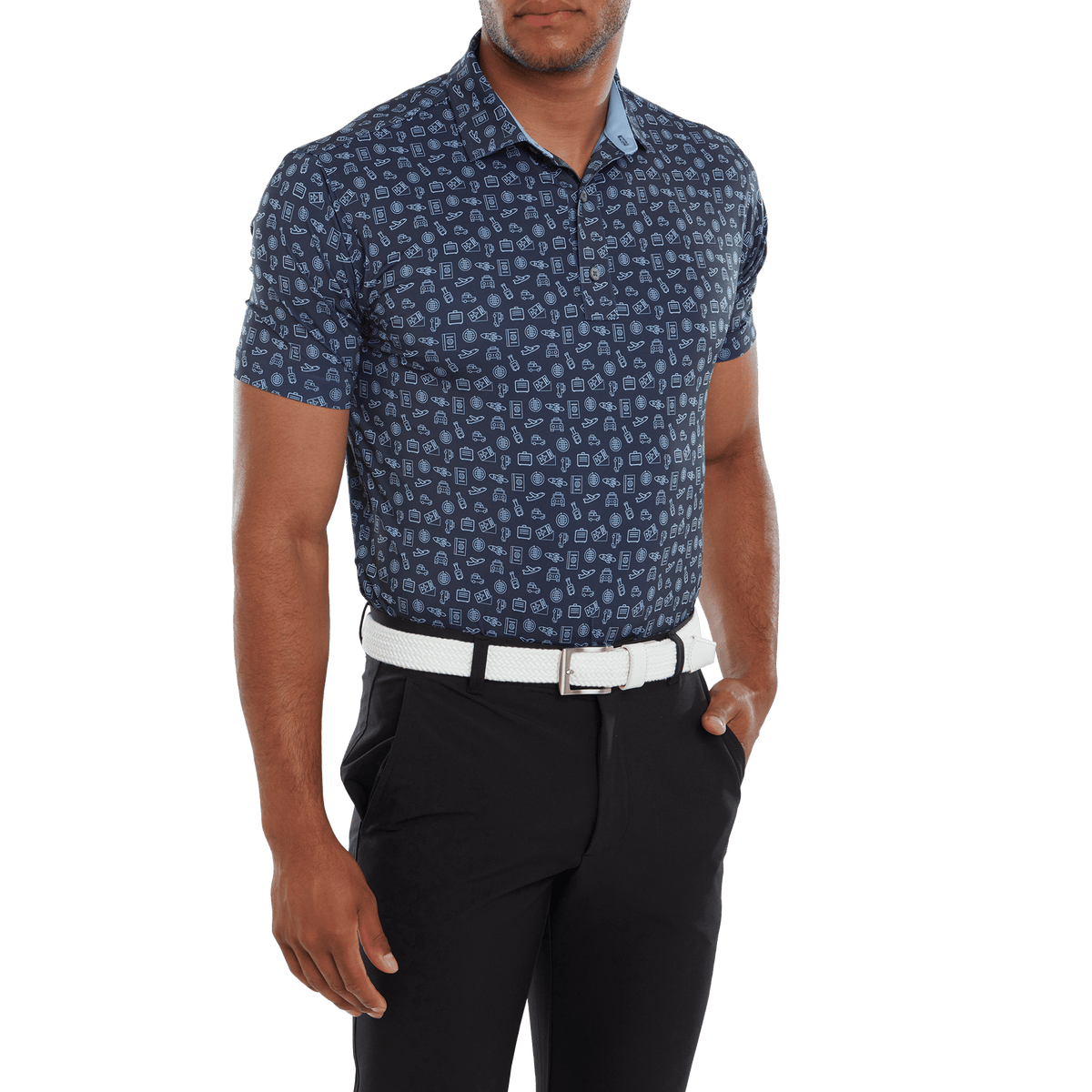 Travel Print Polo