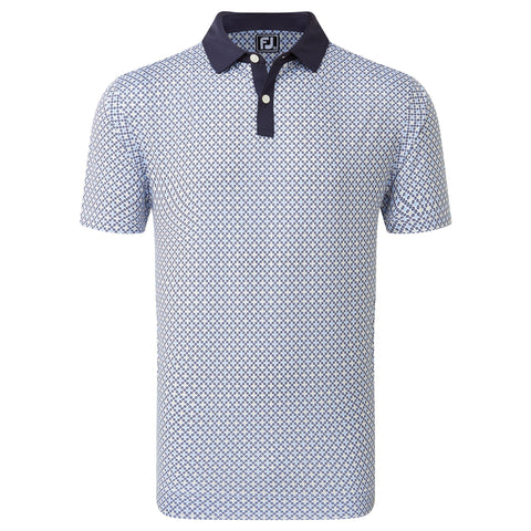 Circle Print Poloshirt Herren