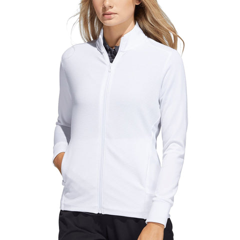 Textured Full-Zip Jacke