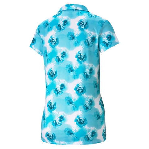 Cloudspun Watercolor Floral Polo