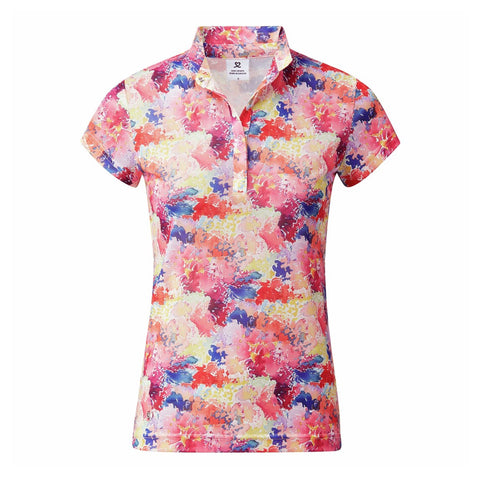 QuickDry Siena Cap Sleeve Mesh Polo Damen