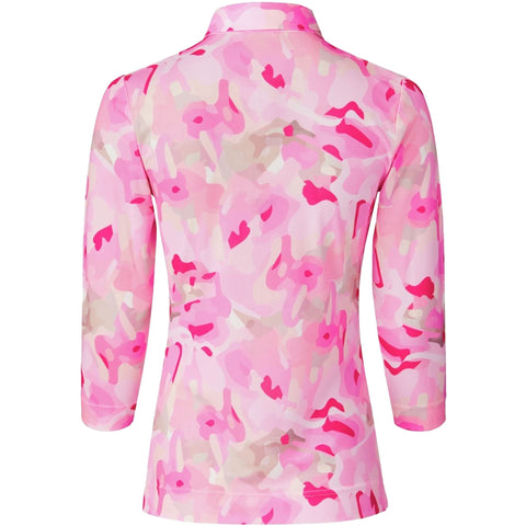 QuickDry Cammy Mesh 3/4-Sleeve Polo Damen