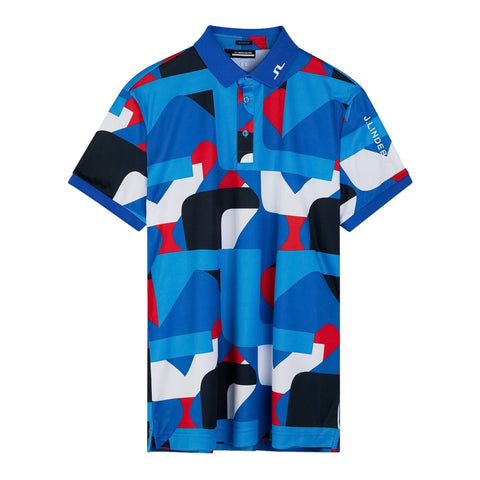 Tour Tech Print Polo Herren