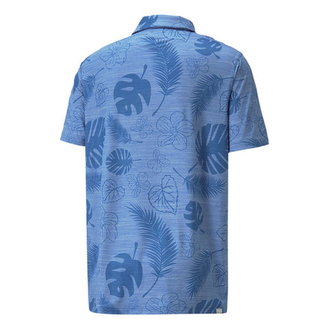 Cloudspun Leaves Flowers Polo Herren