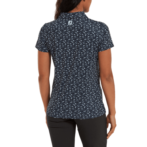 Floral Print Poloshirt