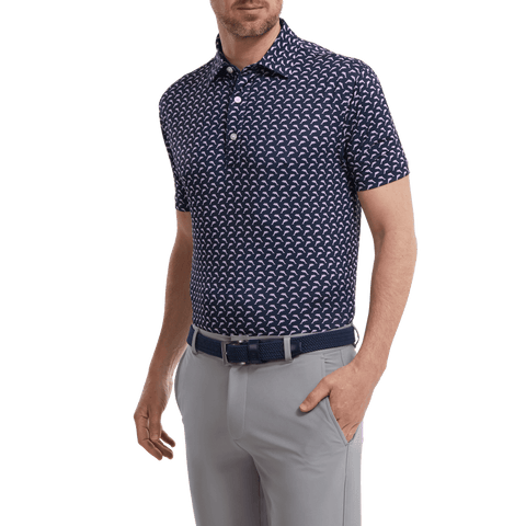 Leaping Dolphins Polo Print Lisle
