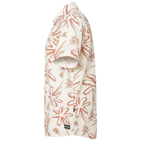 Deco Palms Button Down Poloshirt Herren