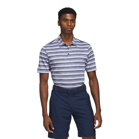 Two-Color Stripe Poloshirt Herren