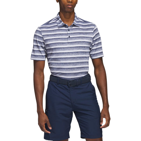Two-Color Stripe Poloshirt Herren
