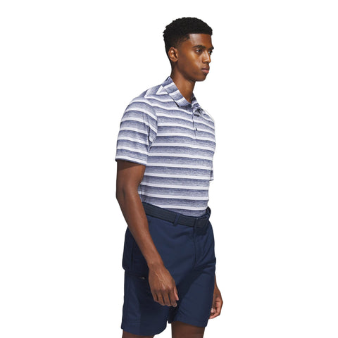 Two-Color Stripe Poloshirt Herren
