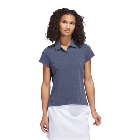 Go-To Heathered Poloshirt Damen
