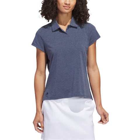 Go-To Heathered Poloshirt Damen