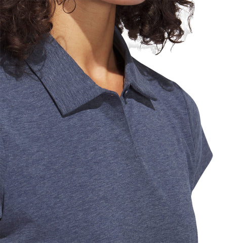 Go-To Heathered Poloshirt Damen