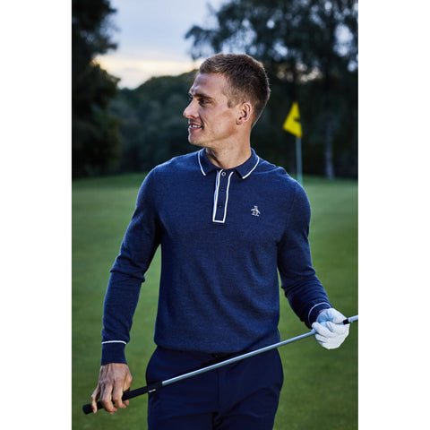 Earl Merino Longsleeve Polo Sweater