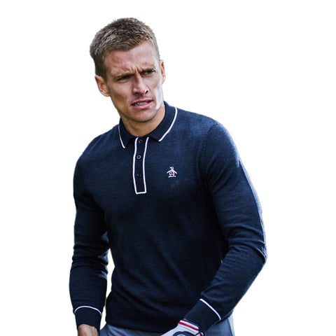 Earl Merino Longsleeve Polo Sweater Herren