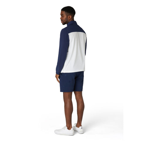 1/4-Zip Lightweight Colour Block Wind-Sweater