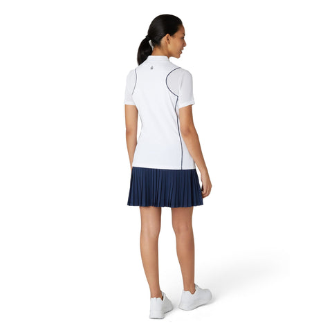 Mesh Sleeve Frontzip Shirt
