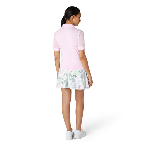 1/2-Sleeve Mesh Blocked Polo