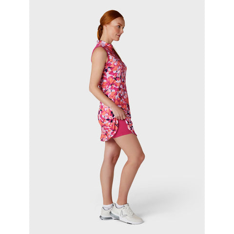 Geometric Floral Kleid