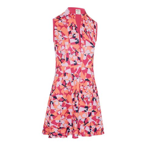 Geometric Floral Kleid