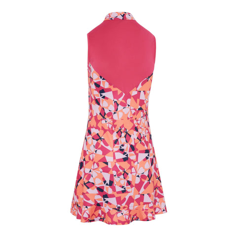 Geometric Floral Kleid Damen