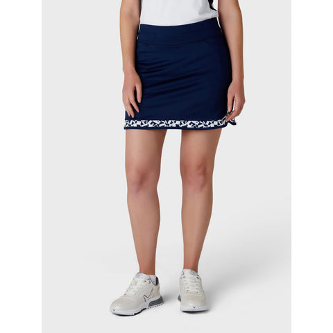 Two Tone Geo BL Skort