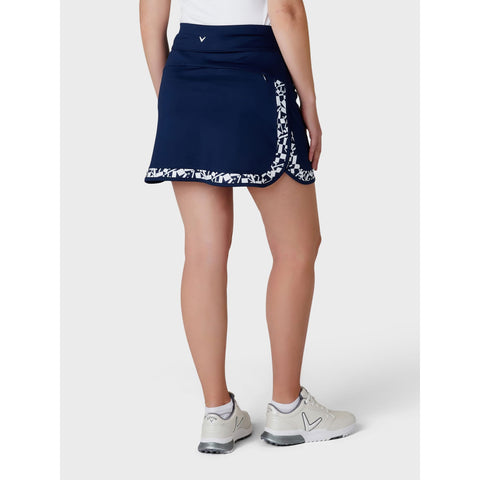 Two Tone Geo BL Skort