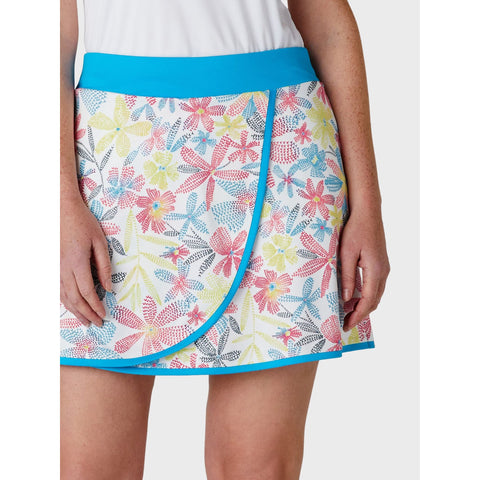 Chev Foral Wrap Skort
