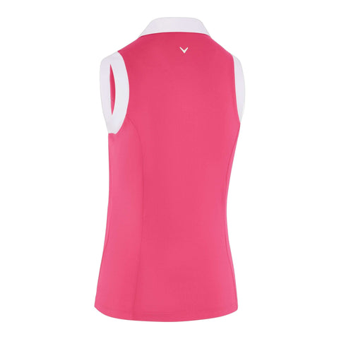 Sleeveless Colorblock Polo Damen
