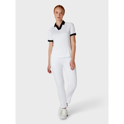Short Sleeve V-Placket ColorBL Shirt