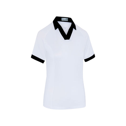 Short Sleeve V-Placket ColorBL Shirt