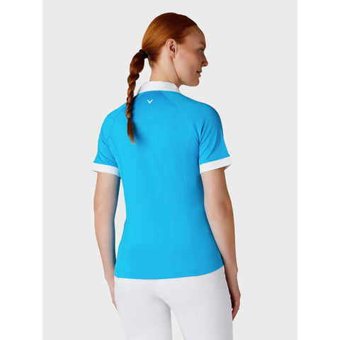 Short Sleeve V-Placket ColorBL Shirt