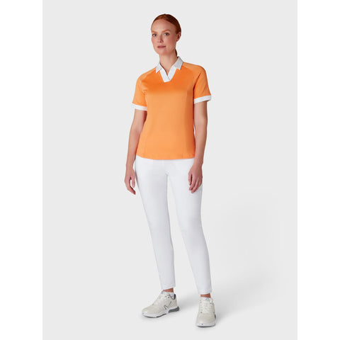 Short Sleeve V-Placket ColorBL Shirt