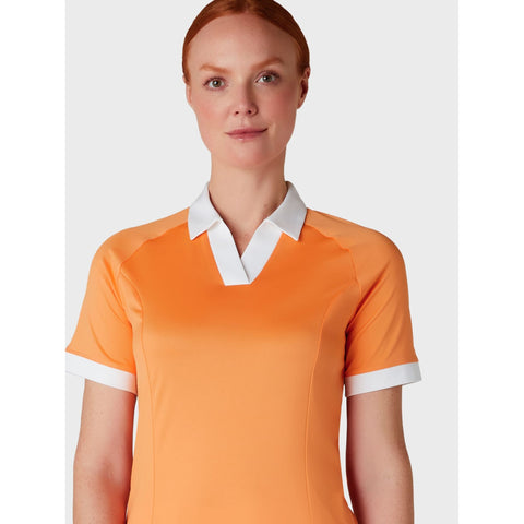 Short Sleeve V-Placket ColorBL Shirt