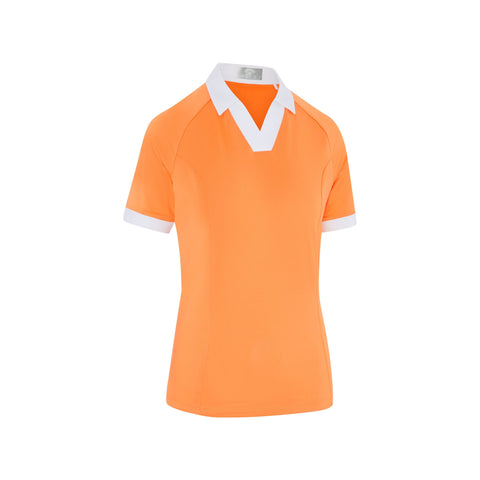 Short Sleeve V-Placket ColorBL Shirt
