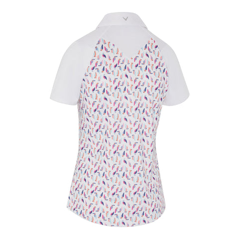 Birdie/Eagle Print Polo Damen