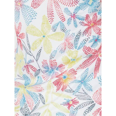 Allover Chev Flor Shirt Damen