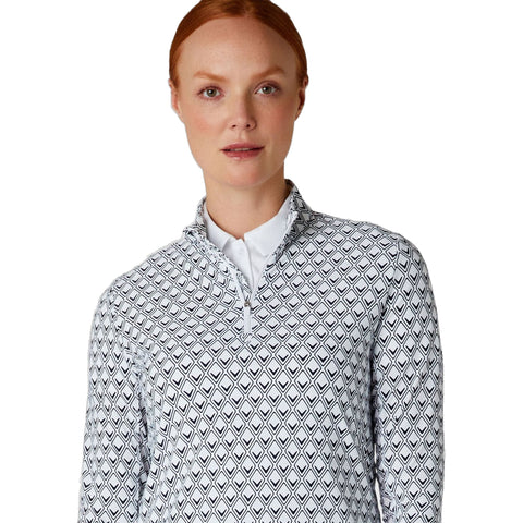 Essential Chev Geo Print Shirt Damen