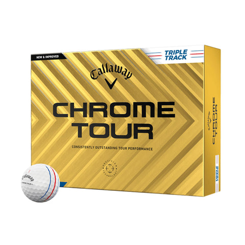 Chrome Tour Triple Track [48 Stück] Golfbälle (2024)