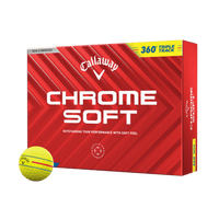 Chrome Soft 360 Triple Track Golfbälle (2024)