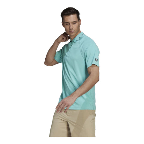 Equipment Zipper Pique SS Polo Mint Herren