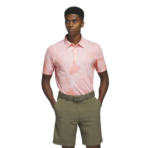 Flower Mesh Poloshirt