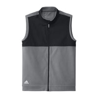 Jr. Fleece Gilet Grau/Schwarz J140