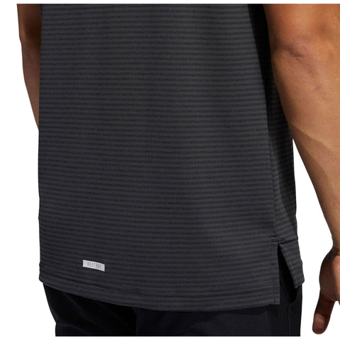 M Polo Heat Ready Microstripe Carbon Schwarz Herren