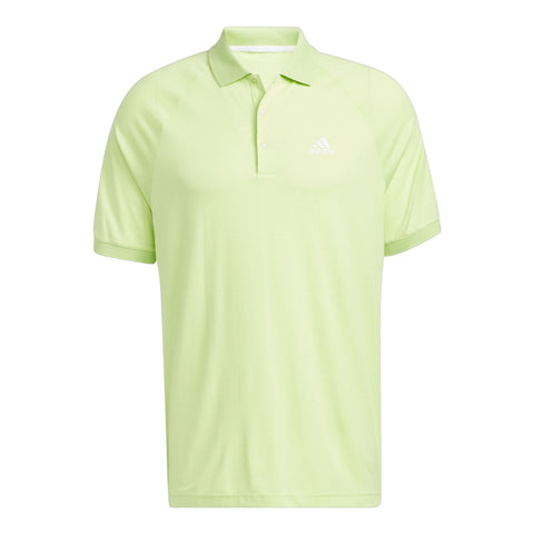M Polo Moss Stitch Pulse Lime/Weiß Herren